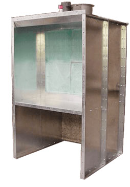 5' Bench Type Paint Spray Booth Made by Paasche in the US- NEW 